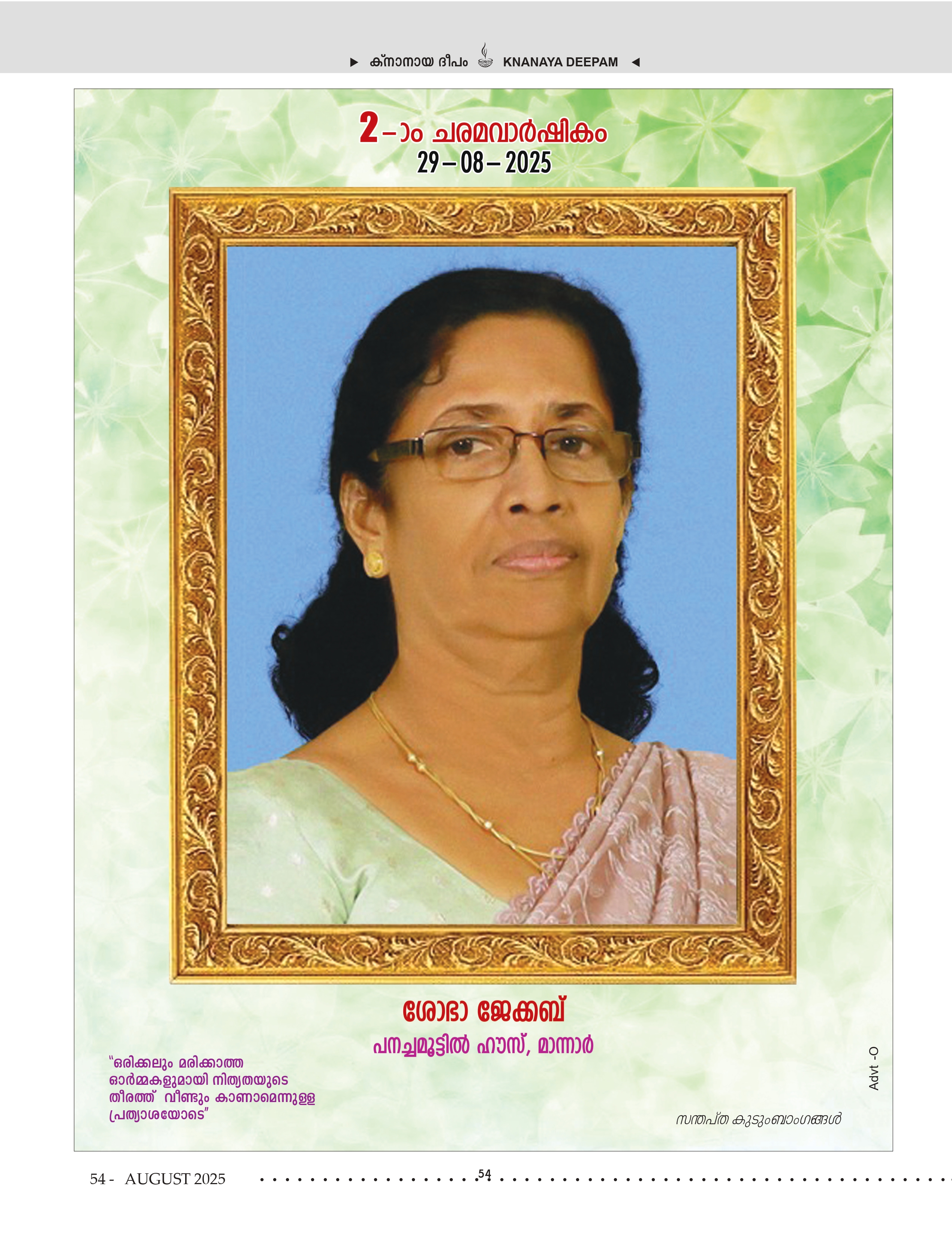 Death Anniversaries